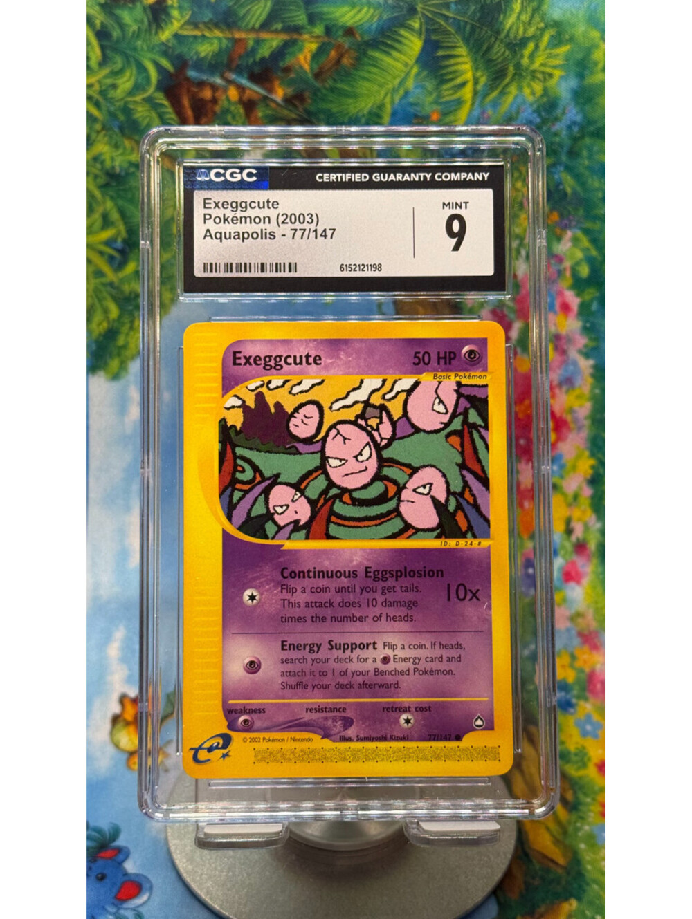 Exeggcute Pokémon Aquapolis No. 77/147 2003 English CGC 9